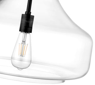 Madelynn 1-Light Pendant light Matte Black