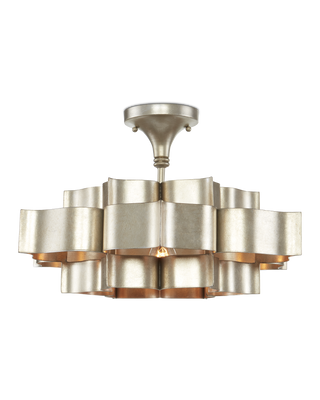 Grand Lotus Small Sliver Chandelier