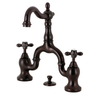 English Country Bridge Bathroom Faucet in Oil Rubbed Bronze