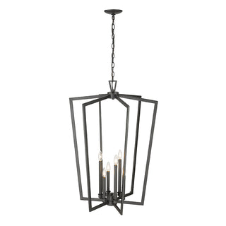 Lizabeth 6-Light Pendant light Matte Black
