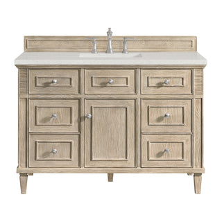 48 Inch Lorelai Freestanding Vanity in Whitewashed Oak / Lime Delight Top