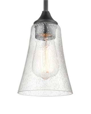 Natalie 1-Light Pendant light Matte Black