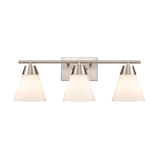 Vivica 24'' Wide 3-Light Vanity Light - Brushed Nickel