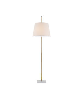 Cloister Large Brass Floor Lamp