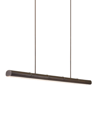 Lyon Large Bronze Linear Chandelier