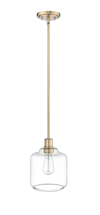 Asheville 1-Light Mini-Pendant Light Modern Gold