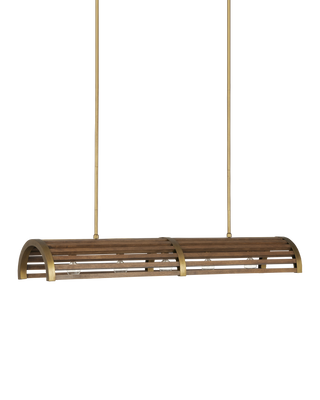 Woodbine Chestnut Rectangular Chandelier