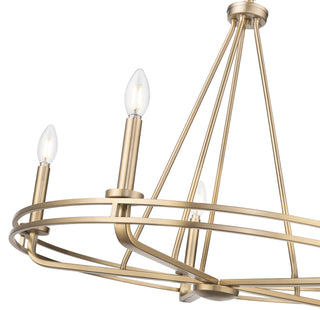 Jody 26.5" Wide 5-Light Chandelier - Vintage Brass