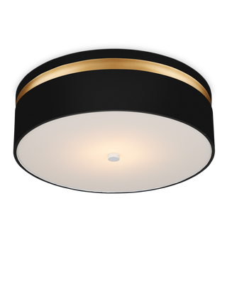 Serenity Black Flush Mount