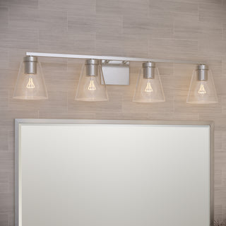 Strayhan 31" 4-Light Vanity - Brushed Nickel
