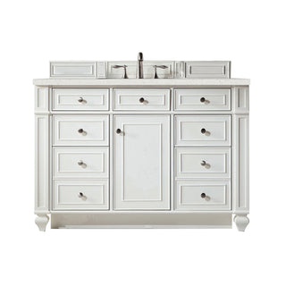 48 Inch Bristol Freestanding Vanity in Bright White / Lime Delight Top