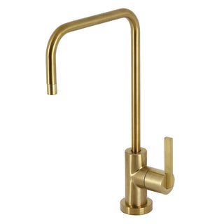 Continental Water Filtration Faucet in Brushed Brass