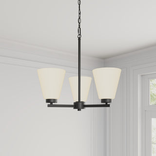 Strayhan 18" Wide 3-Light Chandelier