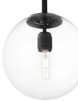 Kairo 12" Wide 1-Light Pendant - Matte Black