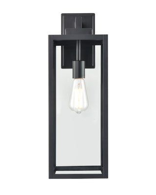 1-Light Outdoor Wall Sconce - Powder Coated Black