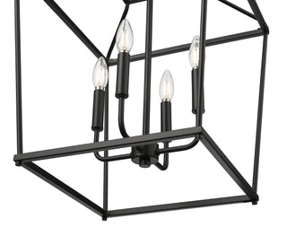 Nellita 16" Wide 4-Light Pendant - Matte Black