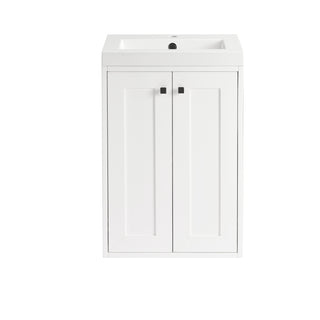 19.75 Inch Chianti Freestanding Vanity in Glossy White / White Glossy Top