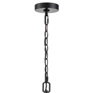 Edenton 11" Wide 3-Light Outdoor Hanging Pendant - Matte Black