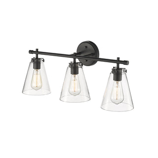 Aliza 3-Light Vanity Matte Black