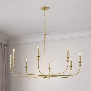 Savanne 8-Light Chandelier Ceiling Light Vintage Brass