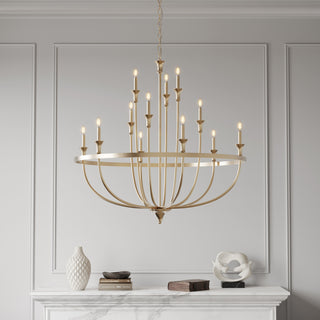 Emery 12-Light Chandelier Ceiling Light Modern Gold