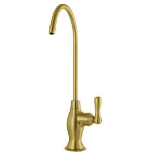 Restoration Water Filtration Faucet in Brushed Brass