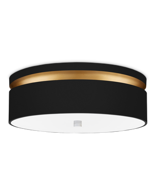 Serenity Black Flush Mount