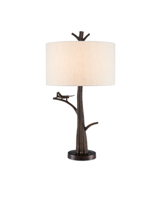 Grasshopper Bronze Table Lamp