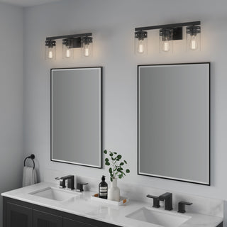 Lunden 3-Light Vanity Matte Black