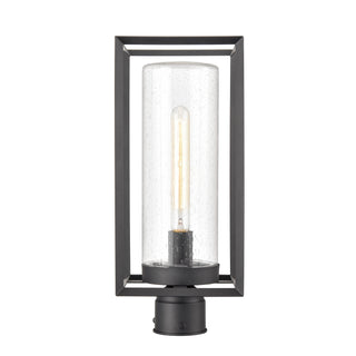 Wheatland 1-Light Outdoor Post Lantern Powder Coated Black