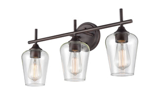 Ashford 3-Light Vanity - Rubbed Bronze