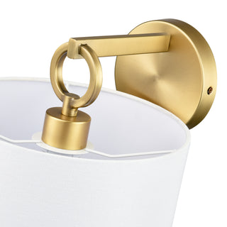 Braxstan 1-Light Wall Sconce Vintage Brass