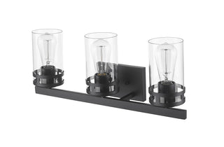 Lunden 3-Light Vanity Matte Black