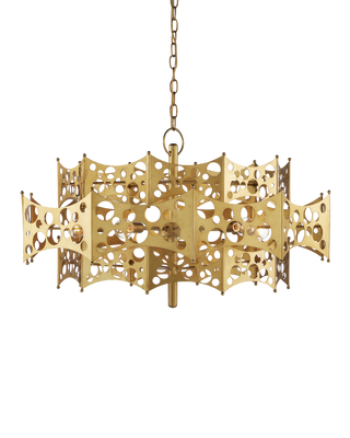 Emmental Gold Chandelier