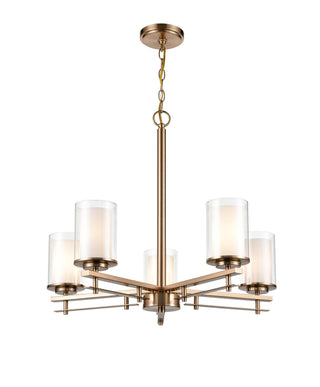 Huderson 5-Light Chandelier Ceiling Light Modern Gold