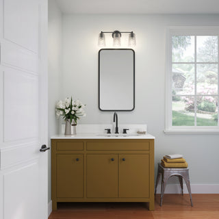 Ashli 3-Light Vanity Matte Black