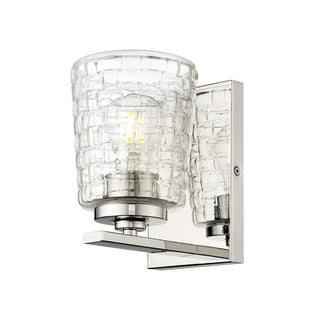 Saben 1-Light Wall Sconce Polished Nickel