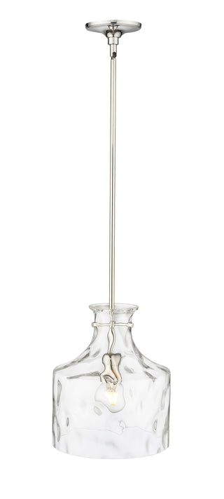Santorini 1-Light Pendant Light Polished Nickel