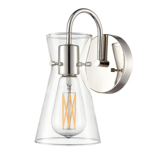 Camellia 4.75" Wide 1-Light Vanity - Polished Nickel