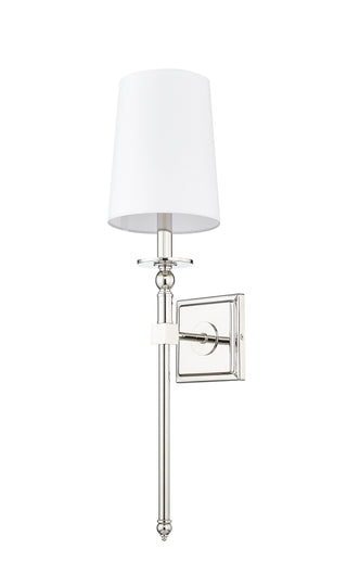 1-Light Wall Sconce Polished Nickel