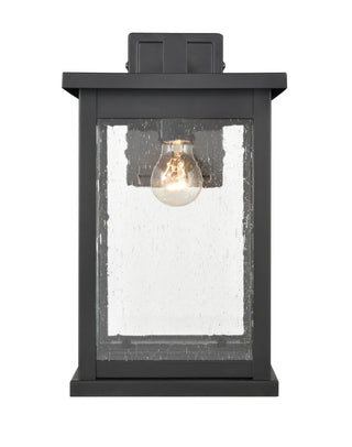 Bowton 1-Light Outdoor Wall Sconce Powder Coated Black