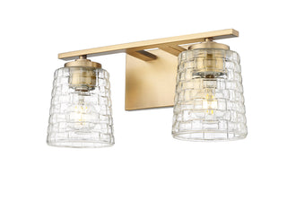 Saben 2-Light Vanity Vintage Brass