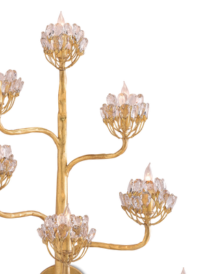 Agave Americana Gold Wall Sconce