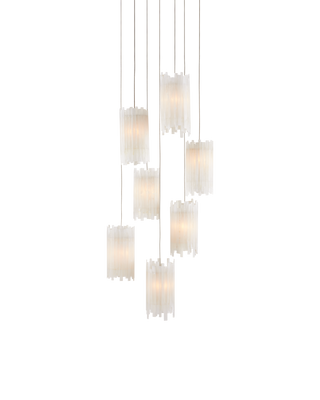 Escenia 7-Light Round Multi-Drop Pendant