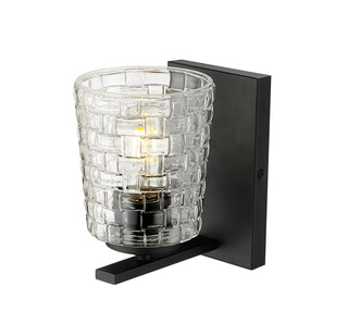 Saben 1-Light Wall Sconce Matte Black