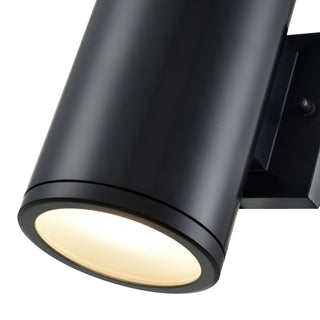 Vegas LED Outdoor Wall Sconce Powder Coated Black