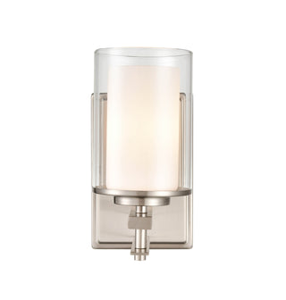 Huderson 1-Light Wall Sconce Brushed Nickel