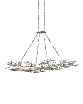 Rainforest Large Silver Chandelier