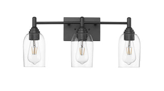 Arlett 3-Light Vanity Matte Black
