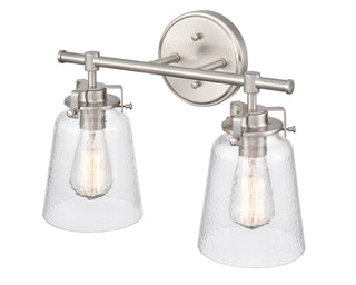 Amberose 2-Light Vanity Brushed Nickel